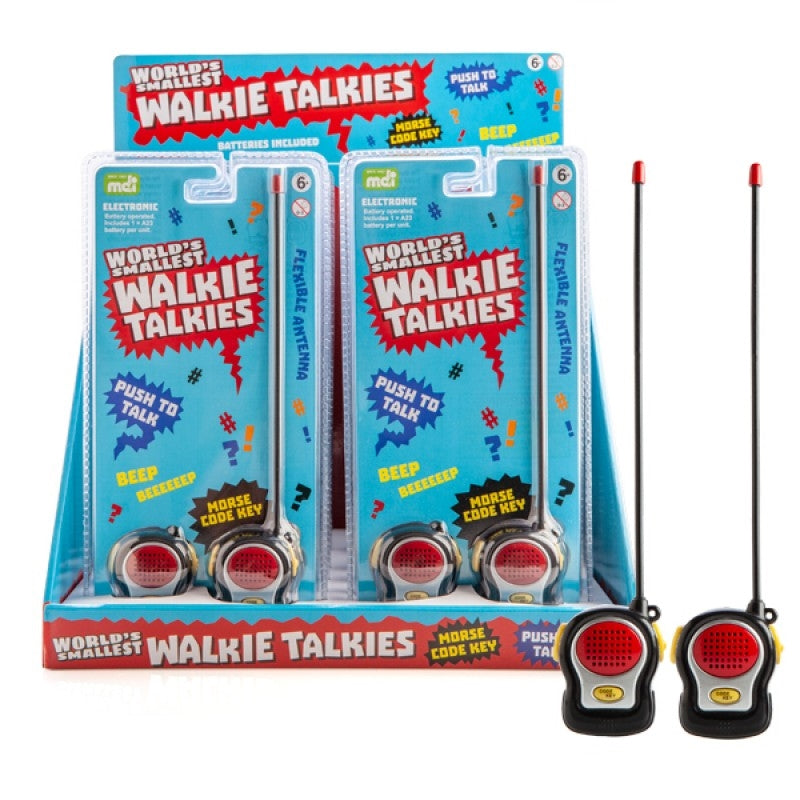 Dolls, Playsets & Toy Figures: World's Smallest Walkie Talkies