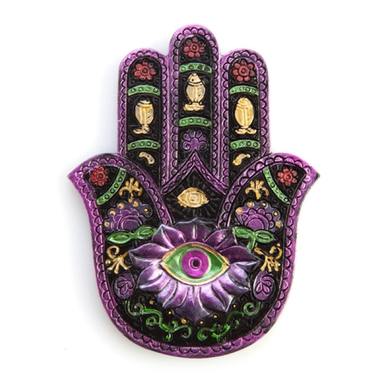Wellness Accessories: Hamsa Incense Burner