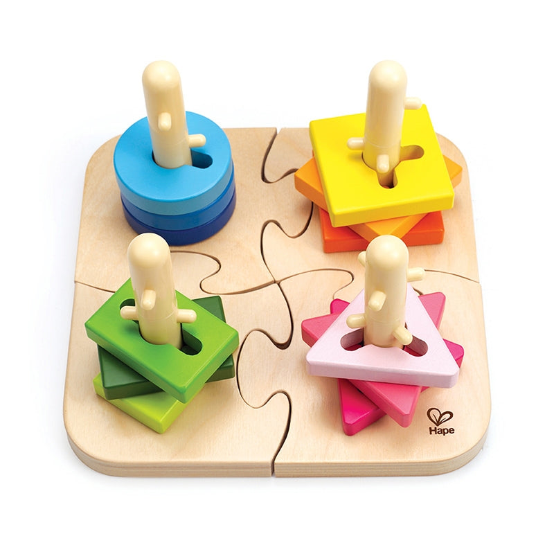 Kid's Jigsaw Puzzles: Creative Peg Puzzle