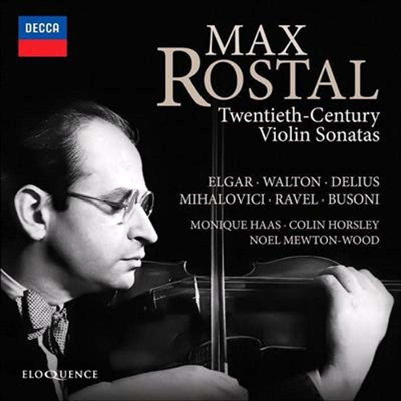 Music CDs: 20Th Century Violin Sonatas - Rostal, Max Cd Album