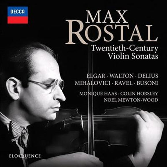 20Th Century Violin Sonatas - Rostal, Max Cd Album