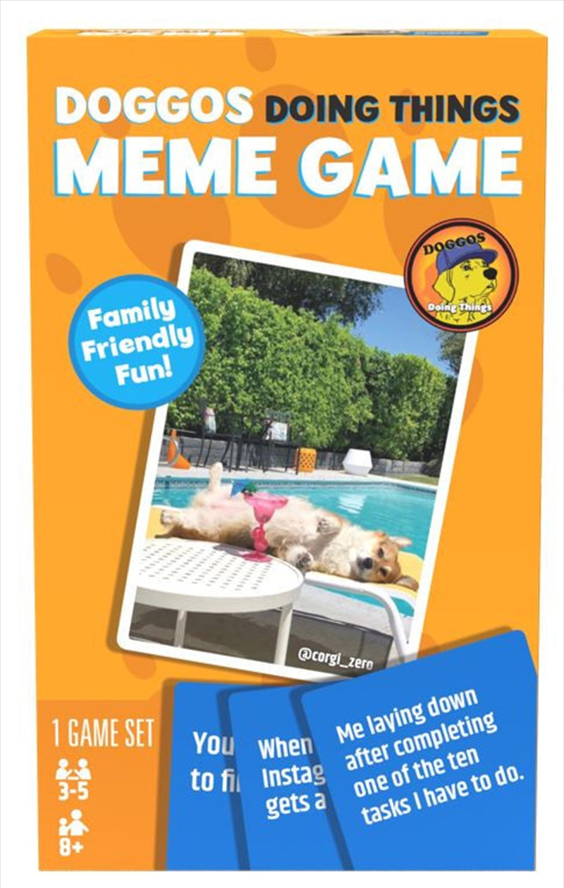 Activity Toys: Dogs Doing Things Meme Game