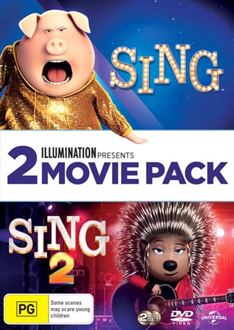 Sci-Fi DVDs & Blu-rays: Sing / Sing 2 | 2 Movie Franchise Pack DVD
