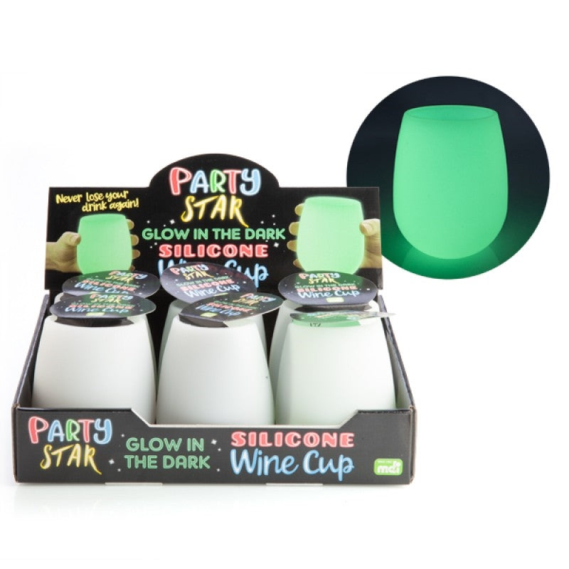 Drinkware: Glow-in-the-Dark Wine Cup - Plain
