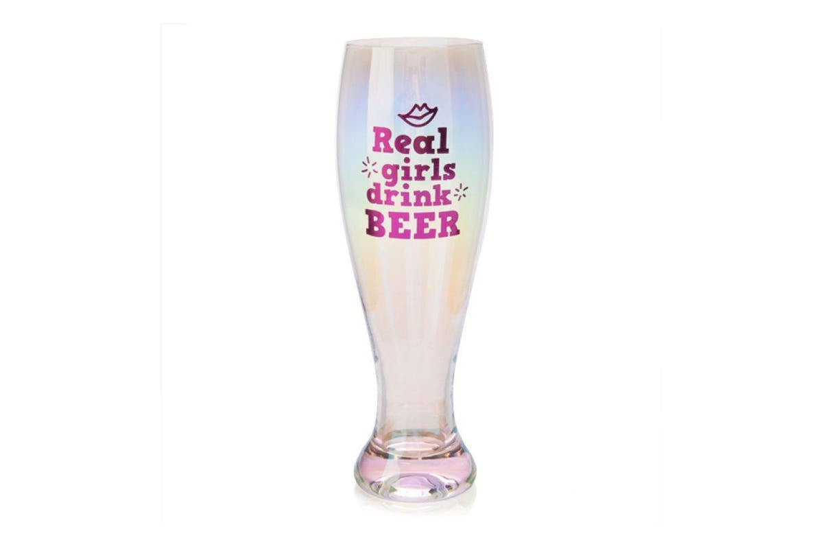 Pretend Play: Real Girls Drink Beer Tallulah Aurora Pilsner Glass