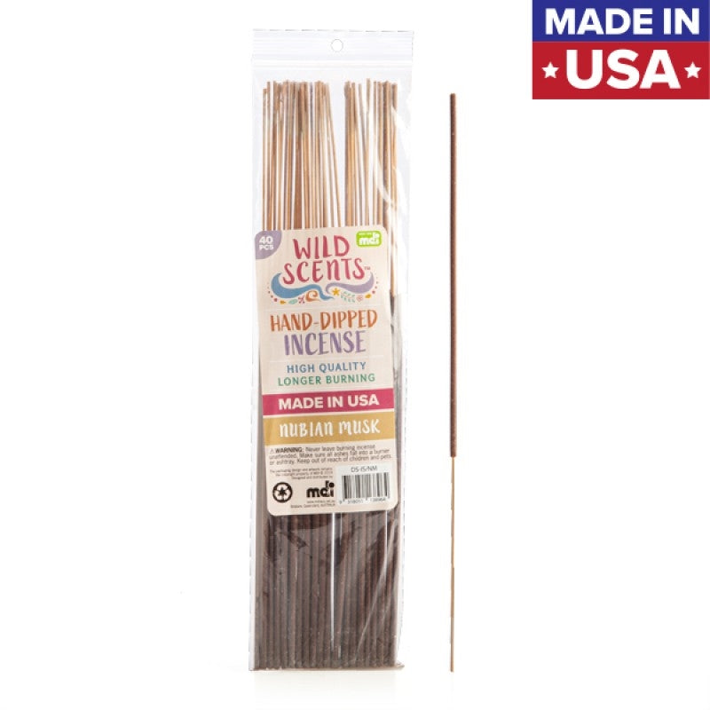 Wellness Accessories: Wild Scents Nubian Musk Incense (40 pcs)