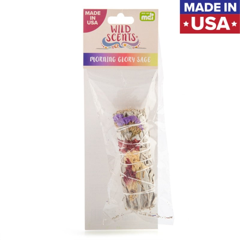 Wellness Accessories: Wild Scents Morning Glory Sage & Herbs Smudge Stick