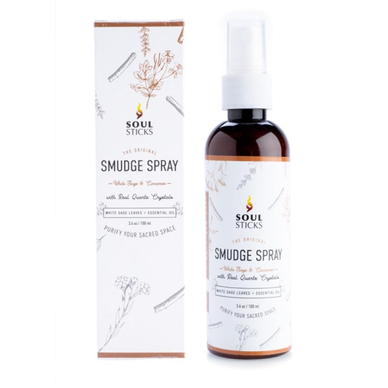 Wellness Accessories: Soul Sticks White Sage and Cinnamon Smudge Spray