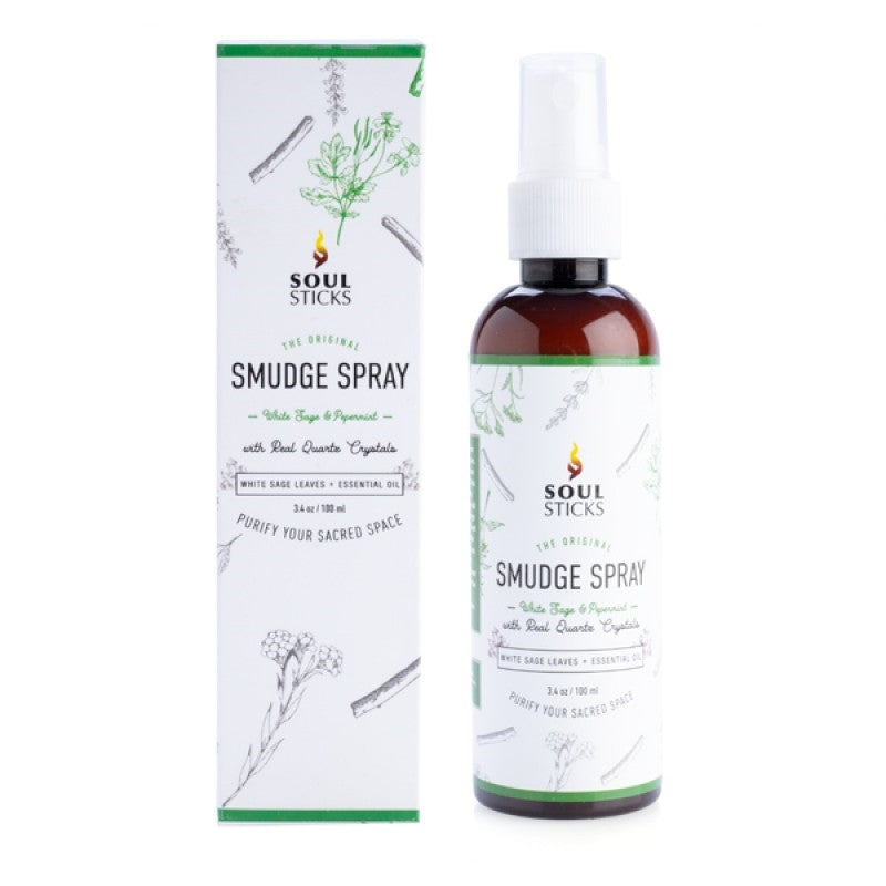 Wellness Accessories: Soul Sticks White Sage and Peppermint Smudge Spray