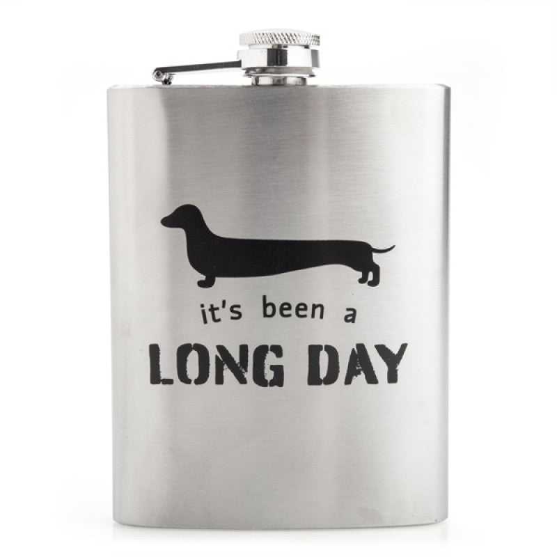 Bath Additives: Dachshund Metal Flask