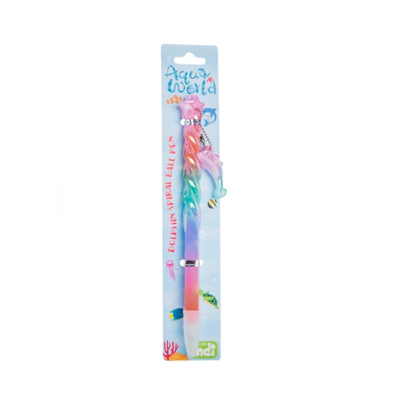Pens & Pencils: Dolphin Spiral Ball Pen