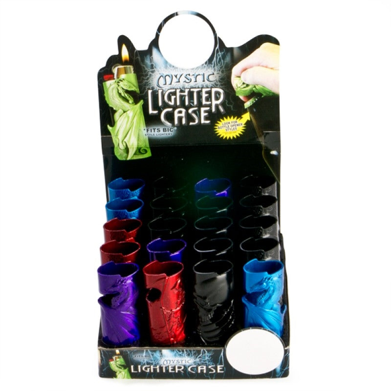 Men's Jewellery: Metallic Mystic Lighter Case (SENT AT RANDOM)