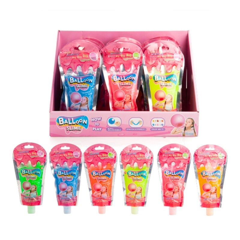 Novelty Gifts: Balloon Slime With Straw (SENT AT RANDOM)