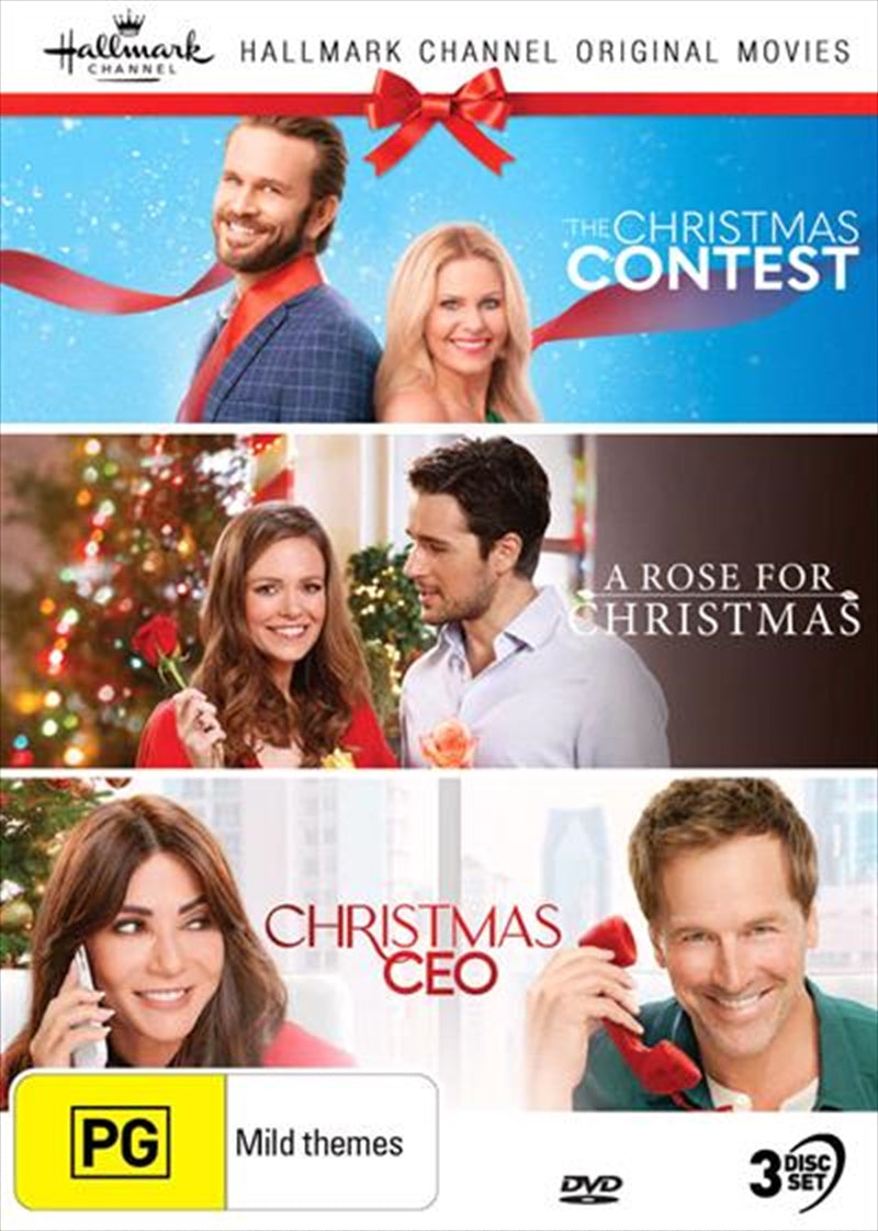 Drama DVDs & Blu-rays: Hallmark Christmas - The Christmas Contest / A Rose For Christmas / Christmas CEO - Collection 26 DVD