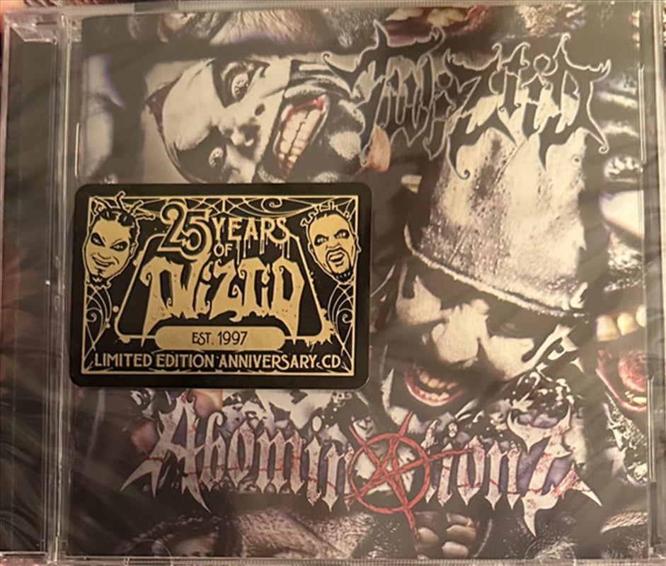 Music CDs: Abominationz: 25Th Anniversary - Twiztid Cd Album