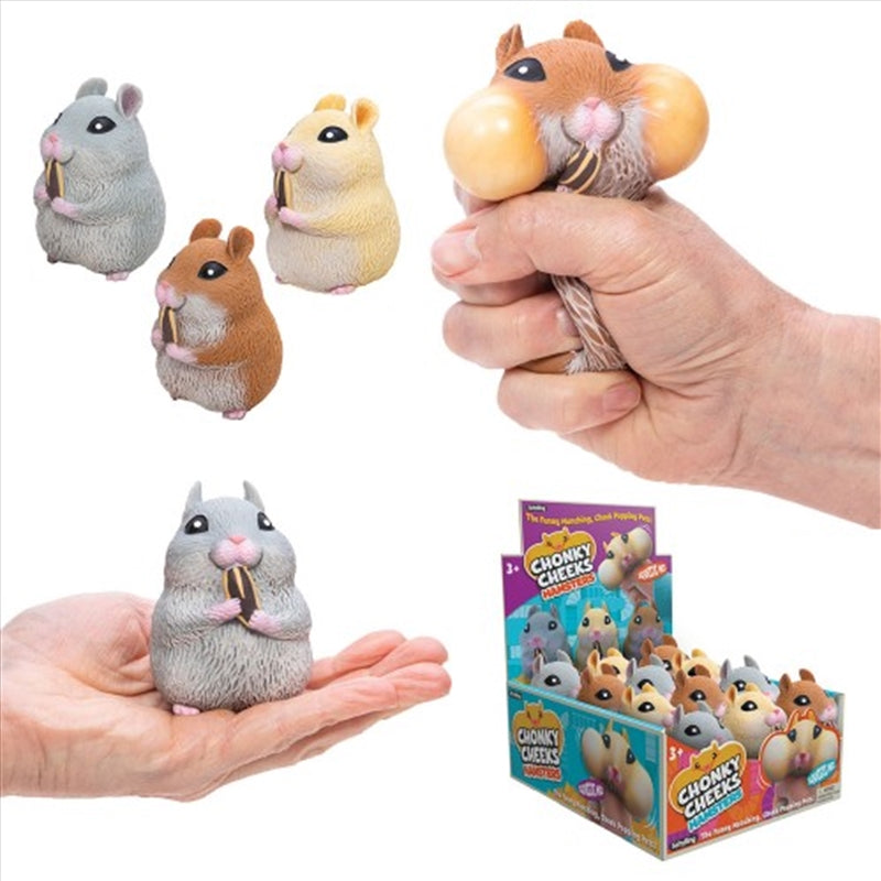 Novelty Gifts: Chonky Cheeks Hamsters (SENT AT RANDOM)