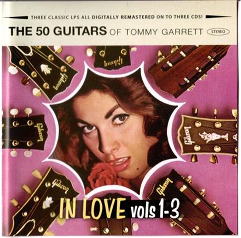 Music CDs: 50 Guitars In Love Volumes 1-3 - Tommy Garrett Cd Album