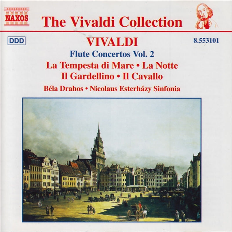 Music CDs: Flute Concertos - Vivaldi Cd Album