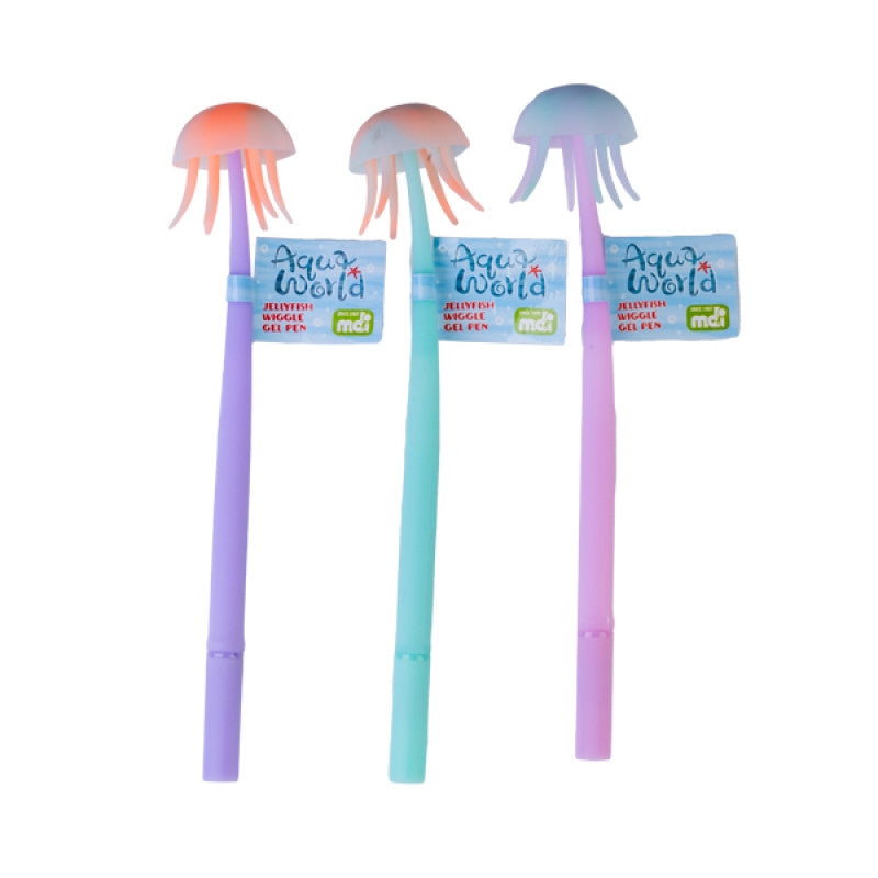 Reptile & Amphibian Habitat Accessories: Wiggle Gel Pen Jellyfish (Sent At  Random)