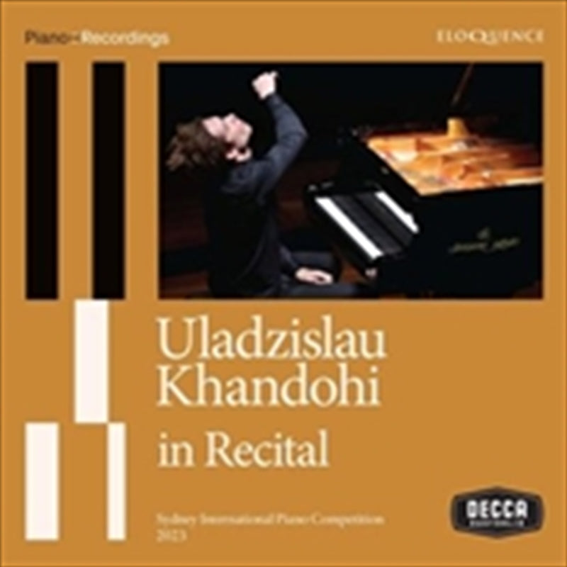 Music CDs: Uladzislau Khandohi In Recital - Uladzislau Khandohi Cd Album