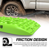 4WD Recovery Tools: X-BULL Recovery tracks kit Boards Sand Mud Trucks 6pcs strap mounting 4x4 Sand Snow Car green GEN3.0