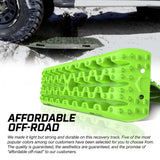 4WD Recovery Tools: X-BULL Recovery tracks kit Boards Sand Mud Trucks 6pcs strap mounting 4x4 Sand Snow Car green GEN3.0