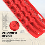 4WD Recovery Tools: X-BULL Hitch Receiver 5T Recovery Receiver With 2PCS Recovery tracks Boards Gen2.0 Red