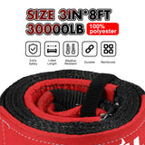 4WD Recovery Tools: X-BULL Recovery Kit Kinetic Recovery Rope With 2PCS Recovery Tracks Gen2.0 Red