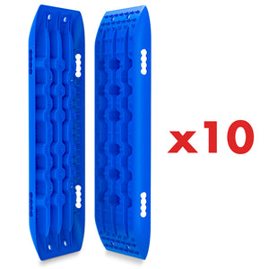 X-BULL 10 Pairs Recovery tracks 10T 4WD 4X4 / Sand tracks/ Mud tracks Gen 2.0 Blue