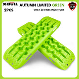 4WD Recovery Tools: X-BULL Recovery Tracks Boards 10T 2PCS Truck Snow Mud 4WD Offroad Gen2.0 91cm Green