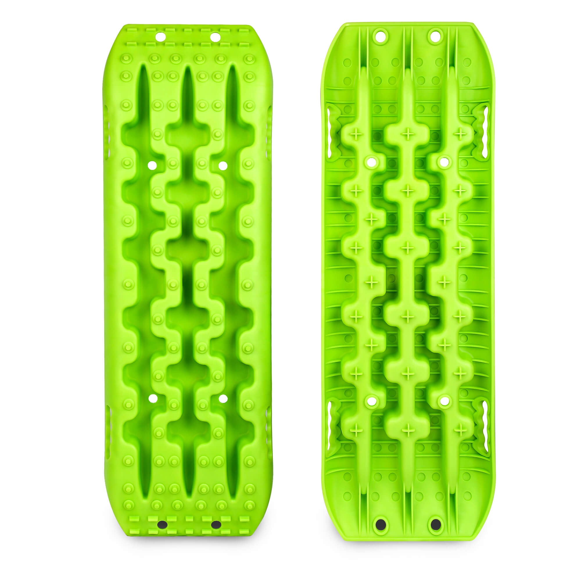 4WD Recovery Tools: X-BULL Recovery Tracks Boards 10T 2PCS Truck Snow Mud 4WD Offroad Gen2.0 91cm Green