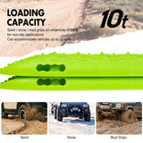 4WD Recovery Tools: X-BULL Recovery Tracks Boards 10T 4PCS 2Pairs Truck Snow Mud 4WD Offroad Gen2.0 91cm Green
