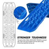 X-BULL Recovery tracks Boards 10T 2 Pairs Sand Mud Snow With Mounting Bolts pins Blue