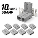 Automotive Repair & Speciality Tools: X-BULL 10 x 50A Anderson Style Plug Copper Connectors Terminals Pack Caravan Trailer Solar