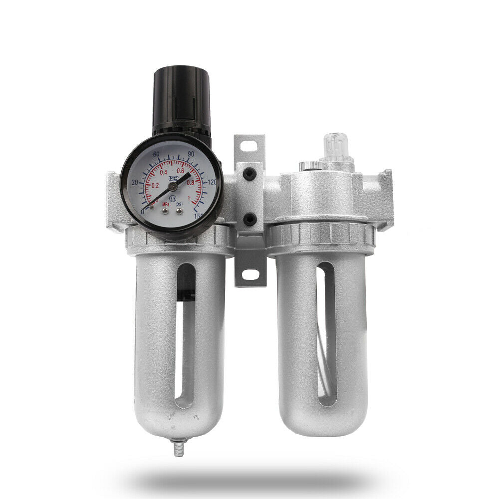 Automotive Repair & Speciality Tools: X-BULL Air Compressor Moisture Filter Water Trap Filter Regulator Mount Fitting