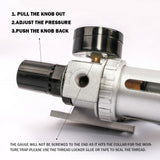Automotive Repair & Speciality Tools: X-BULL Air Compressor Moisture Filter Water Trap Filter Regulator Mount Fitting