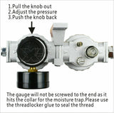 Automotive Repair & Speciality Tools: X-BULL Air Compressor Moisture Filter Water Trap Filter Regulator Mount Fitting