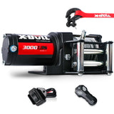 Boating Accessories: X-BULL Electric Winch 3000lbs/1360kg Wireless 12V Steel Cable ATV 4WD BOAT 4X4