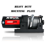 Boating Accessories: X-BULL Electric Winch 3000lbs/1360kg Wireless 12V Steel Cable ATV 4WD BOAT 4X4
