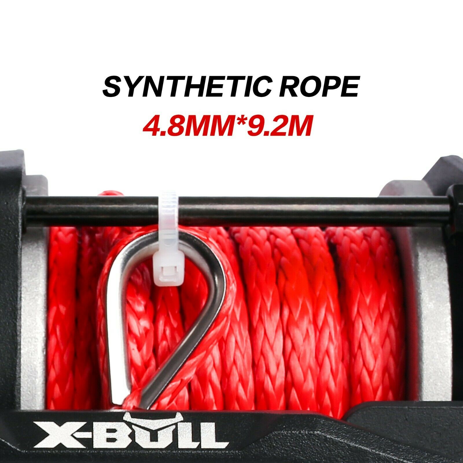 Automotive Lifts & Hoists: X-BULL Electric Winch 12V Wireless 3000lbs/1360kg Synthetic Rope BOAT ATV 4WD