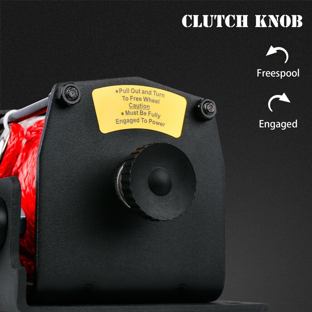Automotive Lifts & Hoists: X-BULL Electric Winch 12V Wireless 3000lbs/1360kg Synthetic Rope BOAT ATV 4WD