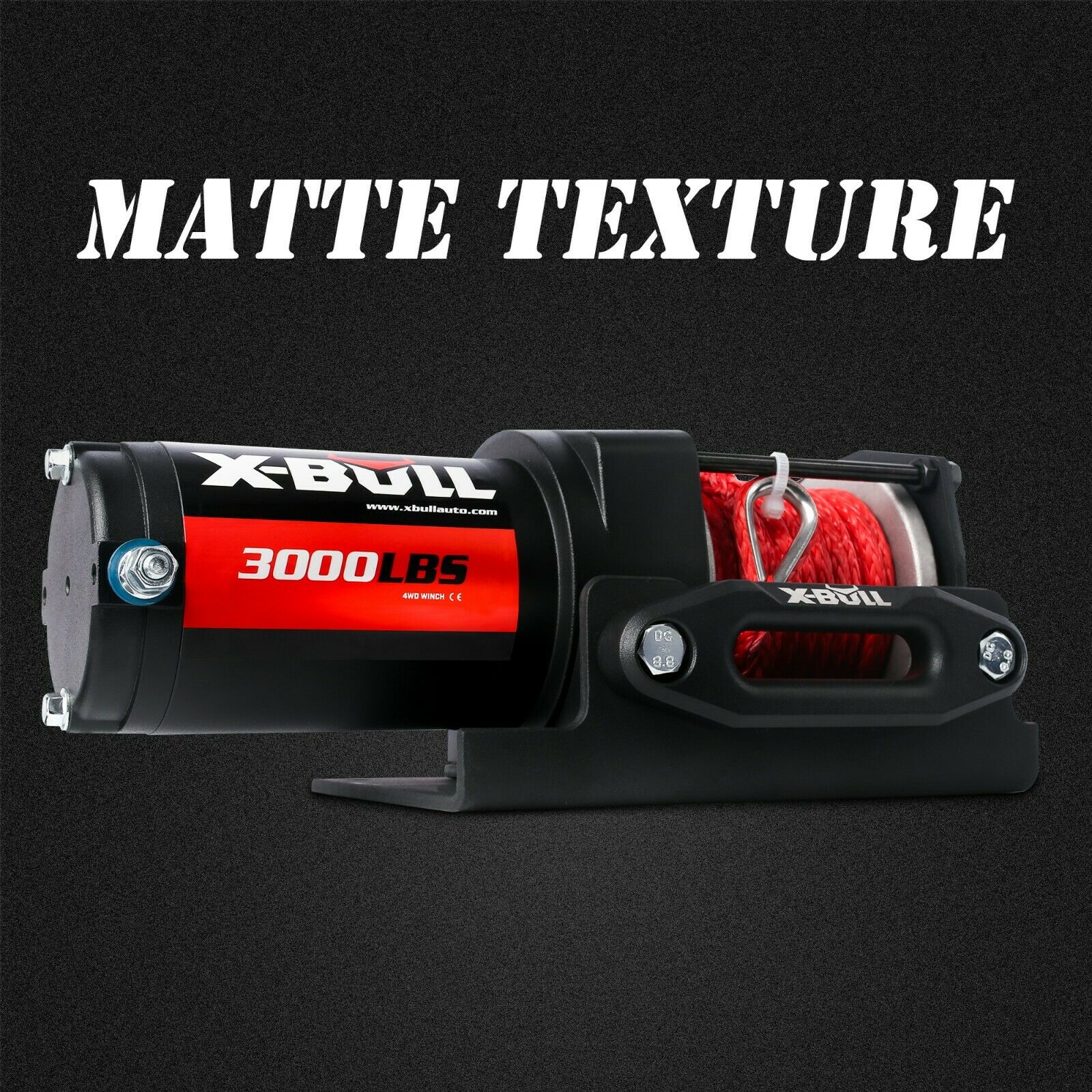 Automotive Lifts & Hoists: X-BULL Electric Winch 12V Wireless 3000lbs/1360kg Synthetic Rope BOAT ATV 4WD
