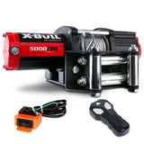 Boating Accessories: X-BULL Electric Winch 12V 5000LBS Wireless 15.2M Steel Cable ATV UTV 4WD Boat