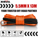 4WD Recovery Tools: X-BULL 12V Electric Winch 5000LBS Wireless Steel Cable ATV Boat With 13M Synthetic Rope