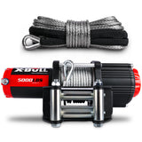 4WD Recovery Tools: X-BULL Electric Winch 12V 5000LBS Wireless Steel Cable ATV Boat With 13M Synthetic Rope