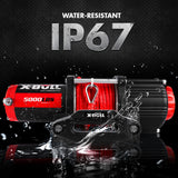 Automotive Lifts & Hoists: X-BULL Electric Winch 5000LBS 12V 15.2M Synthetic Rope Wireless ATV UTV 4WD Boat