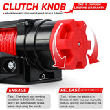 4WD Recovery Tools: X-BULL Electric Winch 6000LBS 12V BOAT Synthetic Rope Wireless Remote 4WD ATV UTV