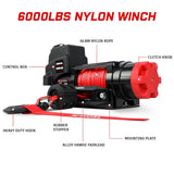 4WD Recovery Tools: X-BULL Electric Winch 6000LBS 12V BOAT Synthetic Rope Wireless Remote 4WD ATV UTV