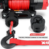4WD Recovery Tools: X-BULL Electric Winch 6000LBS 12V BOAT Synthetic Rope Wireless Remote 4WD ATV UTV