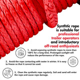 Automotive Lifts & Hoists: X-BULL 12V Electric Winch 14500LBS synthetic rope with winch mounting plate